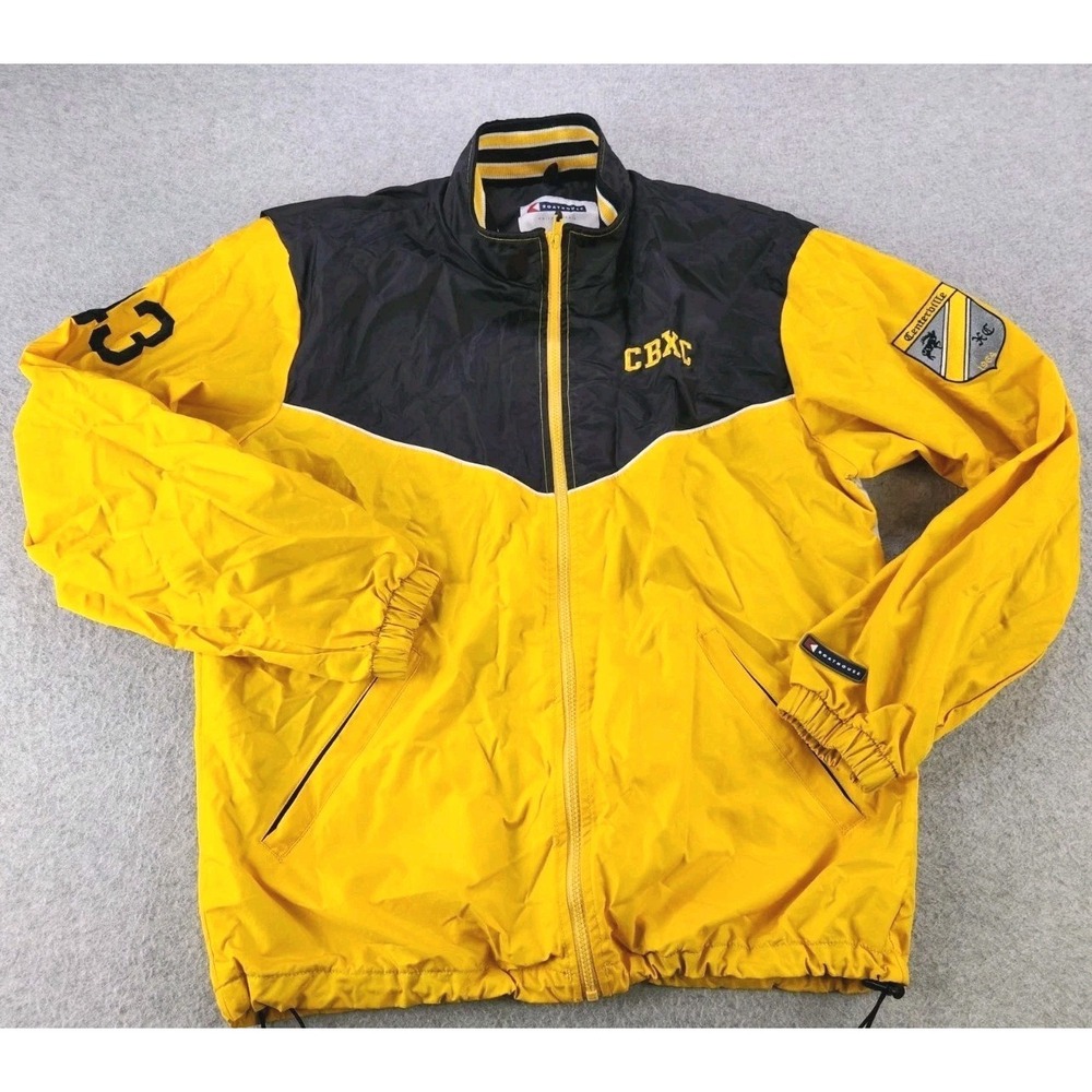 Centerville Ohio High School Rain Jacket Zip Up Hooded Boathouse‎ Running Medium